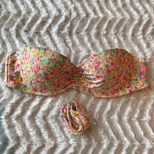 Victoria’s Secret Confetti Bandeau Bikini Top